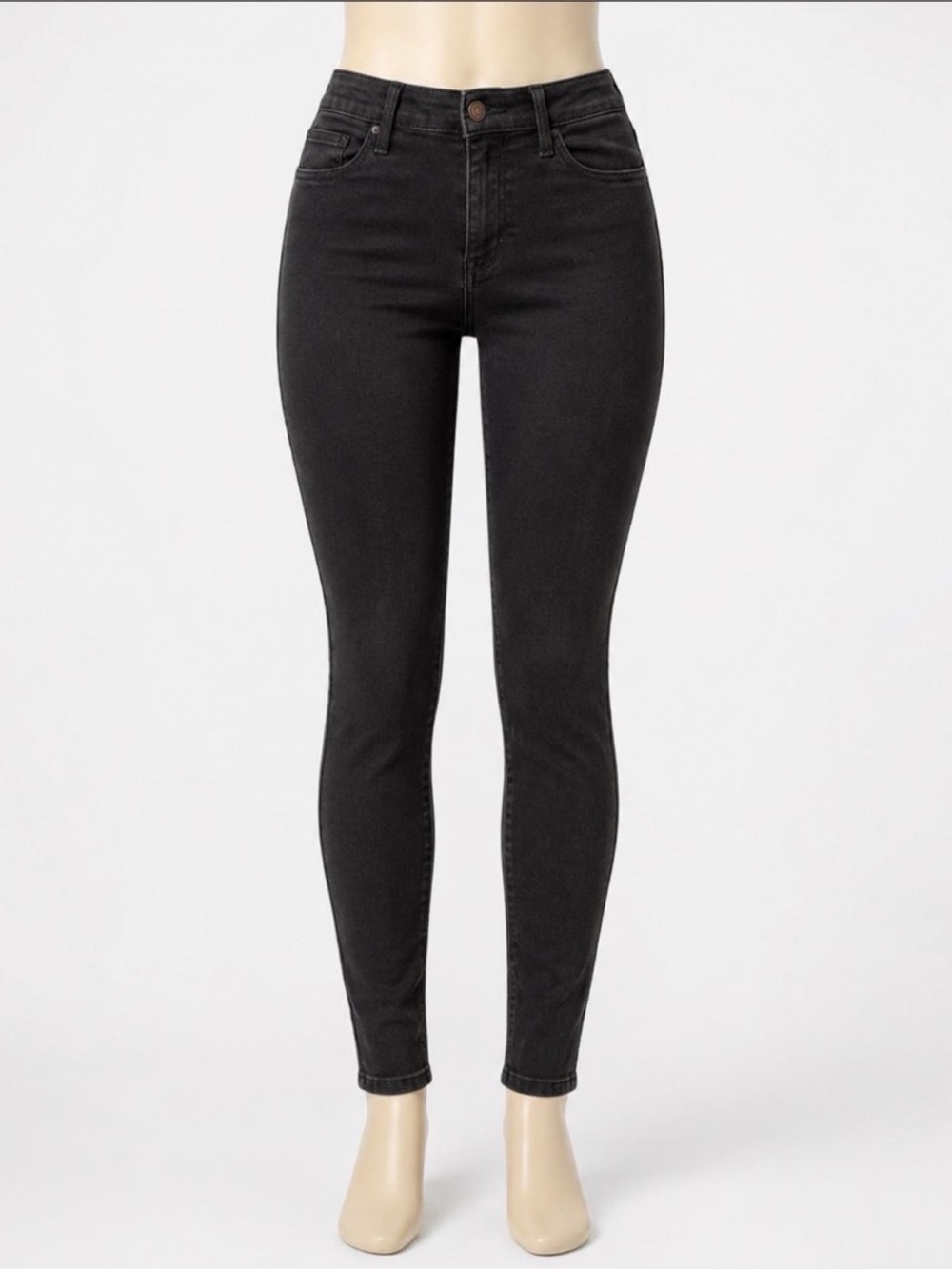 Hollister Black Mid-Rise Skinny Jeans